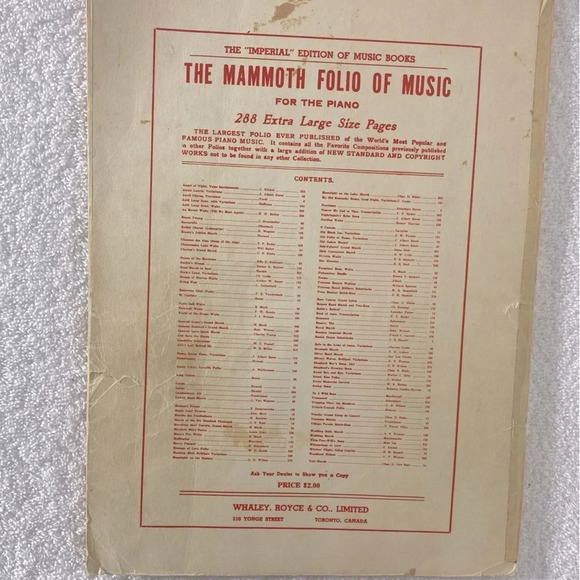 Vintage First Pieces In  Easy Keys Imperial Edition Piano Music Book - Picture 15 of 15